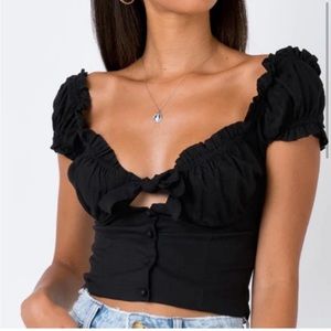 Princess Polly crop top size 6! Only worn once